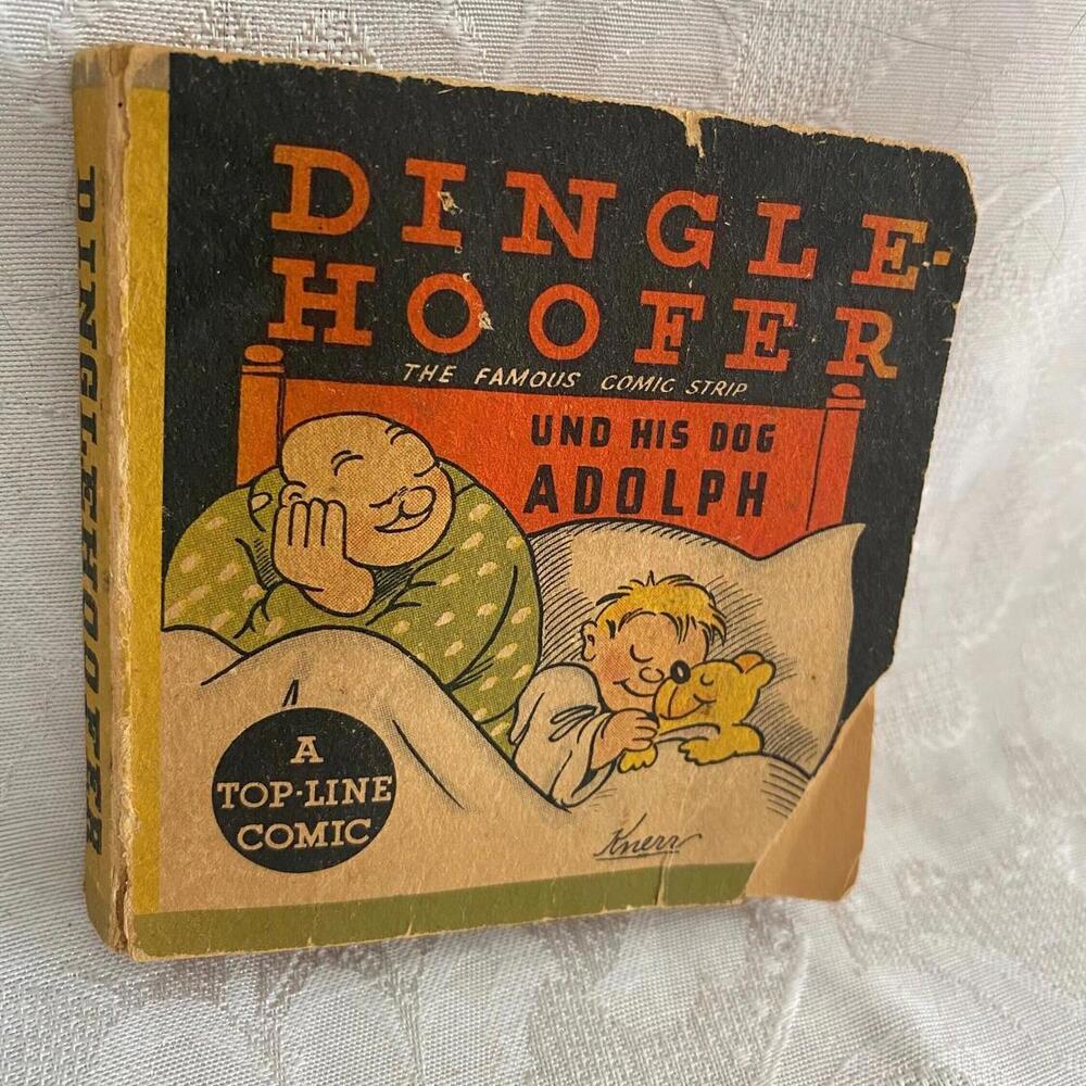 Dingle Hoofer and his Dog Adolph- A Top-Line Comic